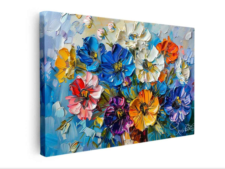 3D Floral knife Painting