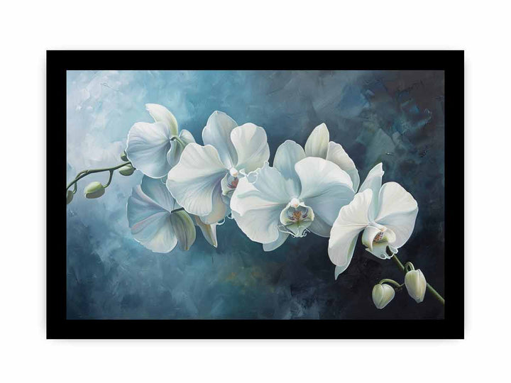 White Orchid  Painting