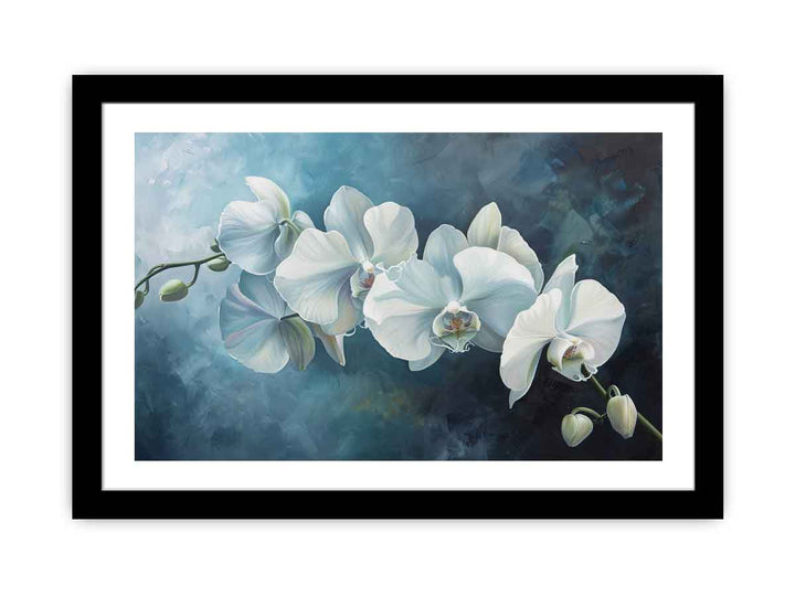 White Orchid  Painting