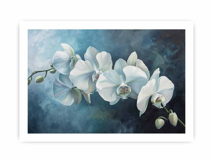 White Orchid  Painting