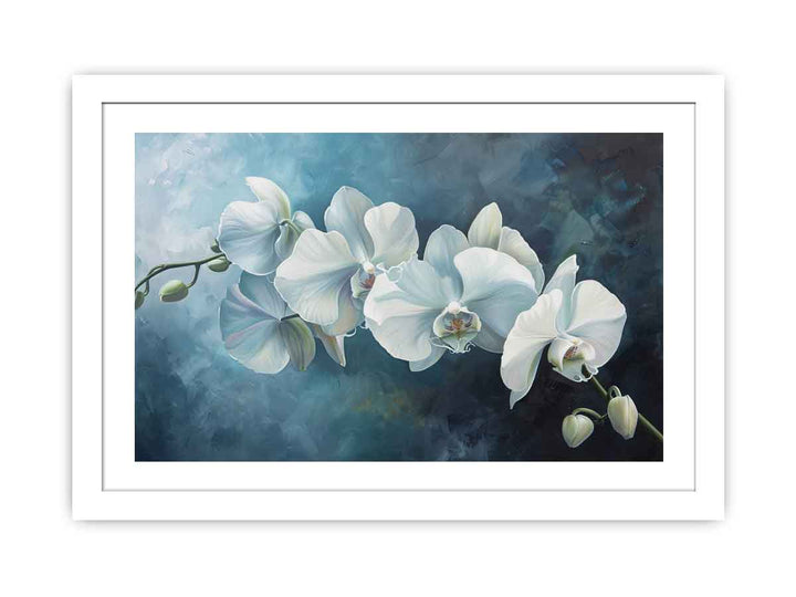 White Orchid  Painting