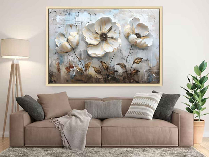 Heavy Texture Flower Knife Painting