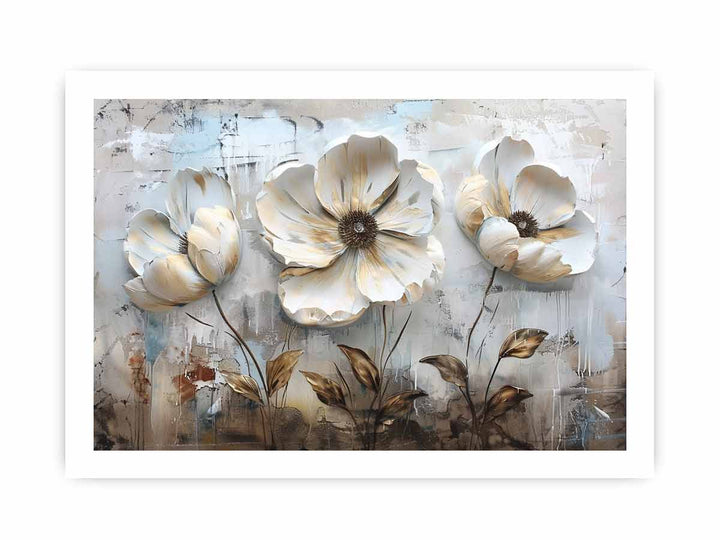 Heavy Texture Flower Knife Painting