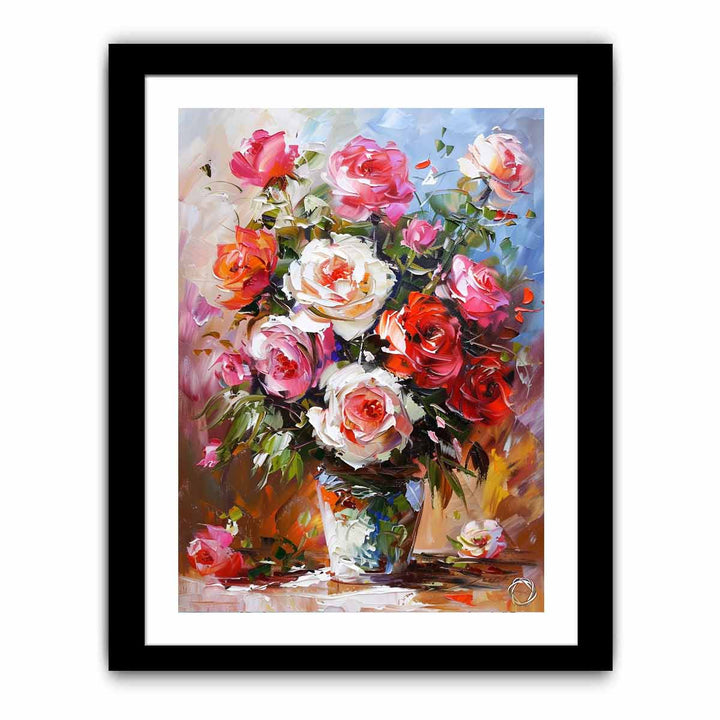 Flower in a Vase Canvas Painting