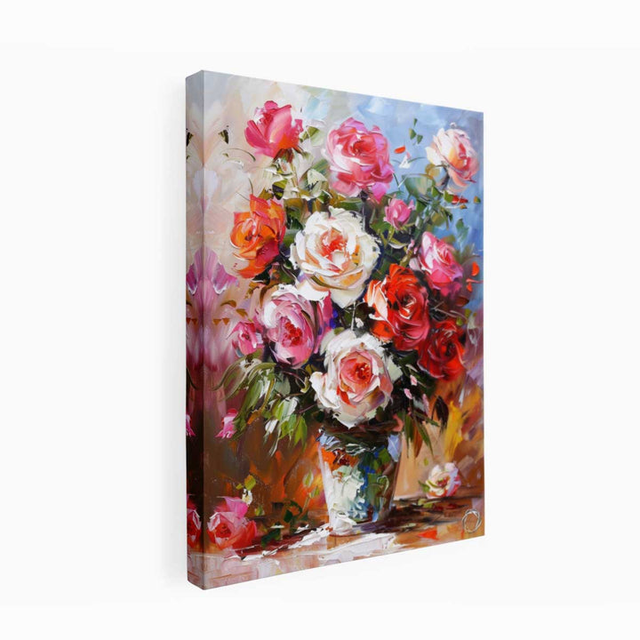 Flower in a Vase Canvas Painting