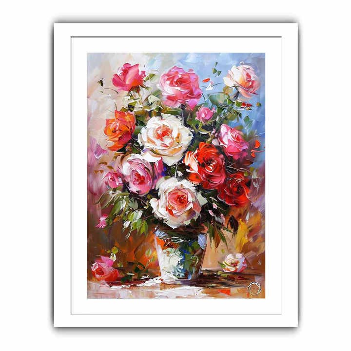 Flower in a Vase Canvas Painting