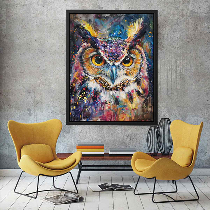 Owl Canvas Painting