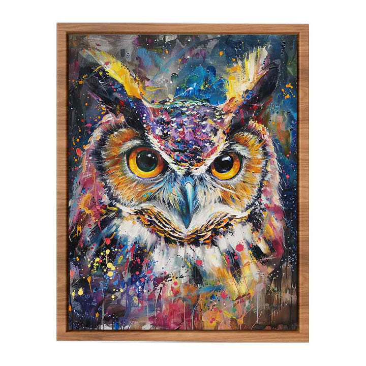Owl Canvas Painting