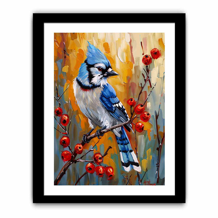 Blue Jay Painting