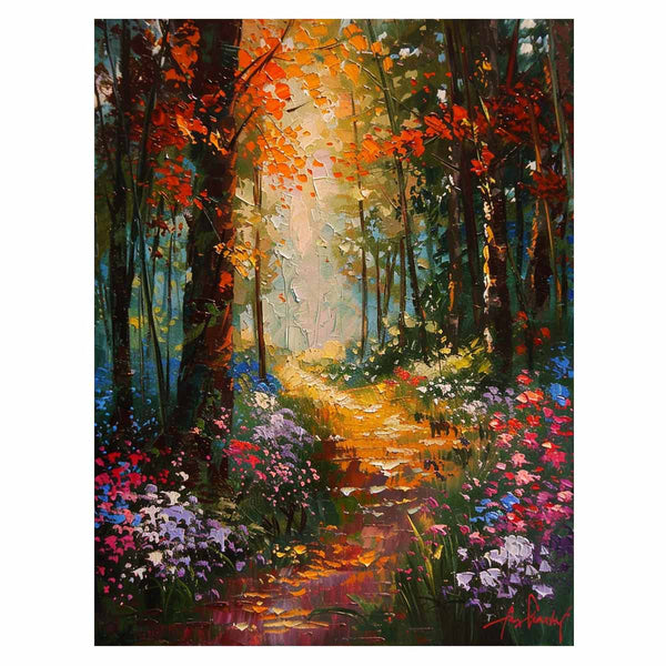 Fine Art  Forest Painting