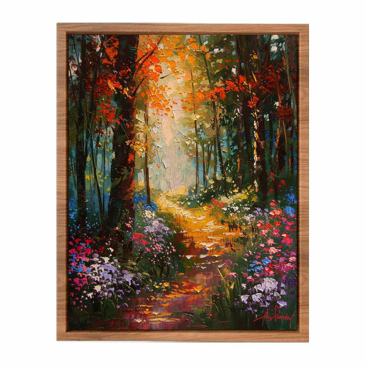 Fine Art  Forest Painting