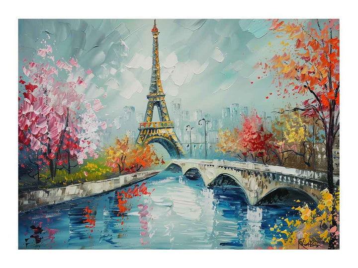 Eiffel Tower Painting