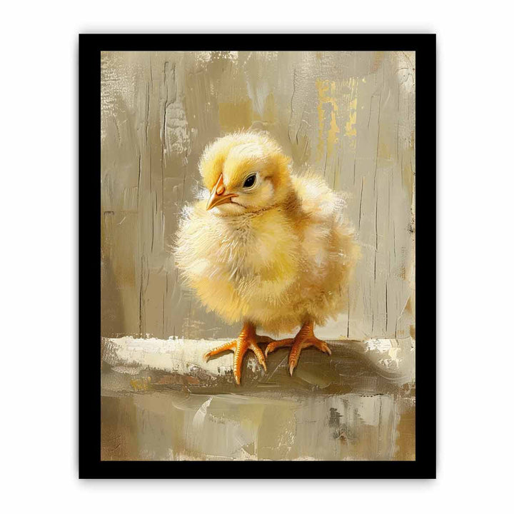 Baby Chicken Art Painting