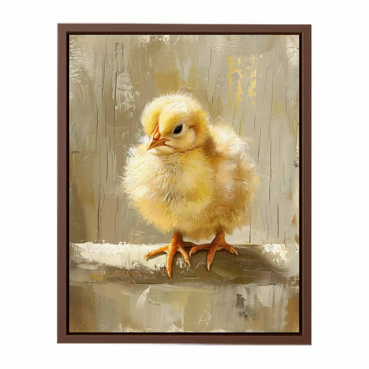 Baby Chicken Art Painting