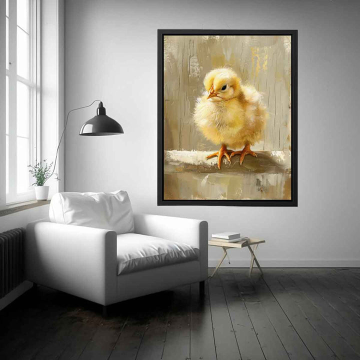 Baby Chicken Art Painting