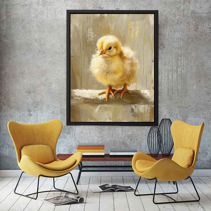 Baby Chicken Art Painting
