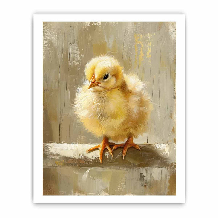 Baby Chicken Art Painting