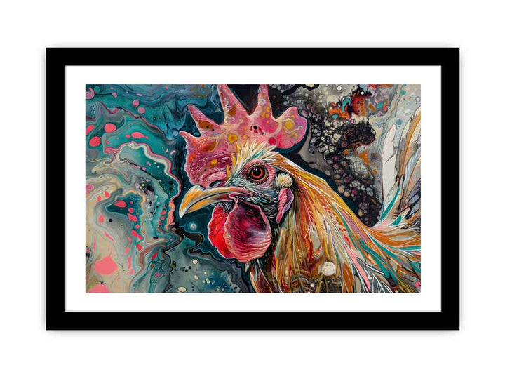 Chicken Original Art Painting