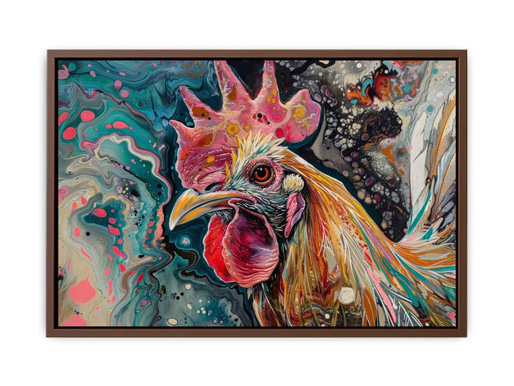Chicken Original Art Painting