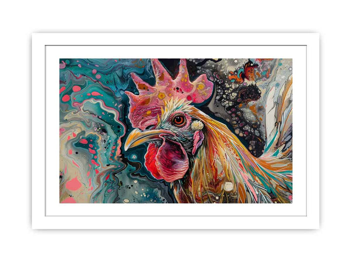 Chicken Original Art Painting