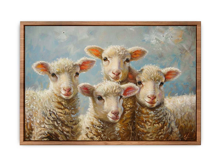 Baby Sheeps  Painting