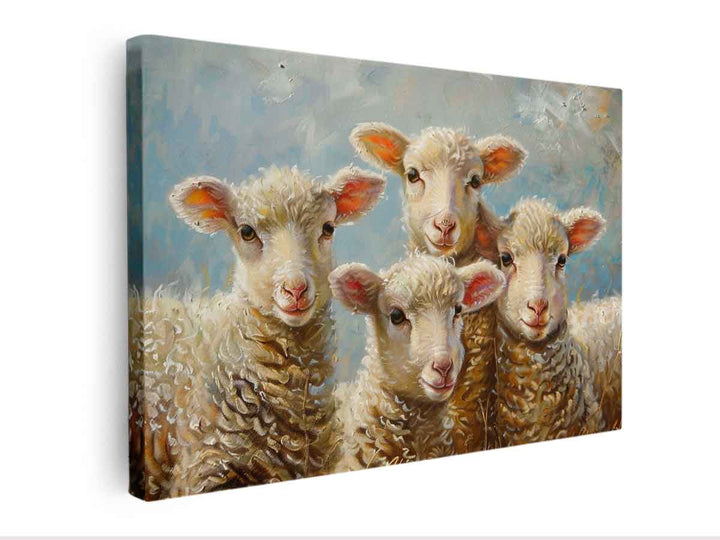 Baby Sheeps  Painting