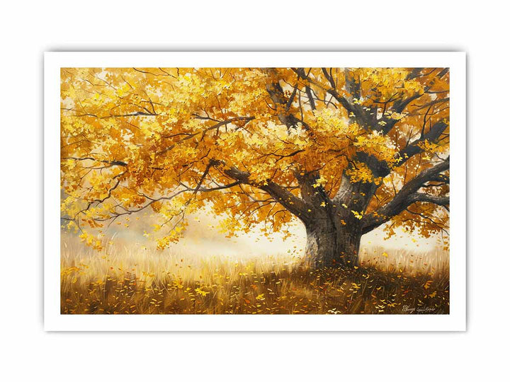 Golden Tree Painting