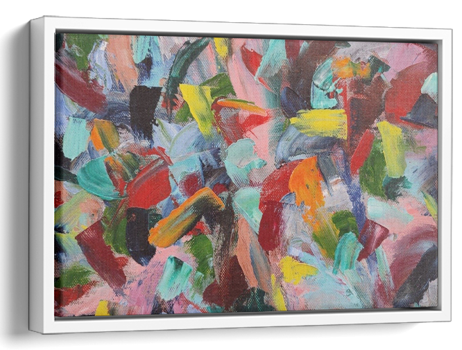 Colorful Abstract Oil Painting 
