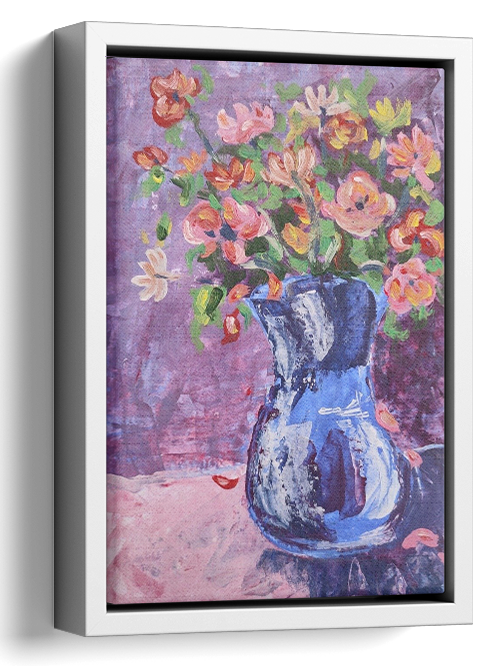Flower Vase  Oil Painting 