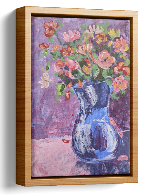 Flower Vase  Oil Painting 