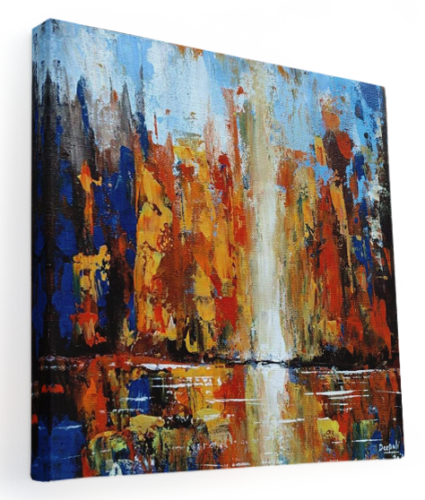 Deep Inside Abstract Painting 