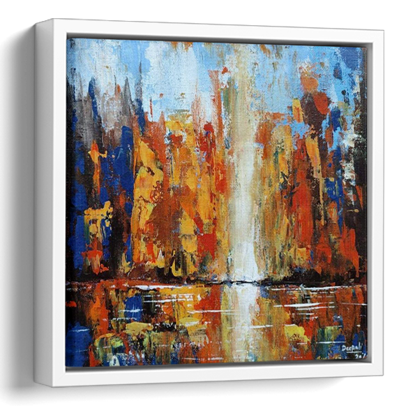 Deep Inside Abstract Painting 