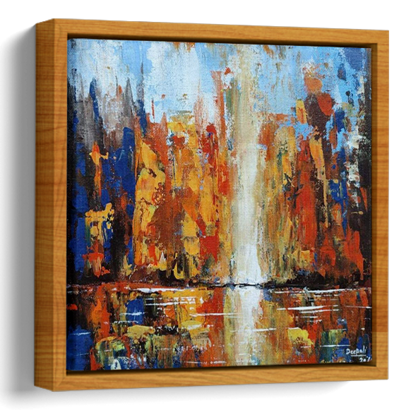 Deep Inside Abstract Painting 