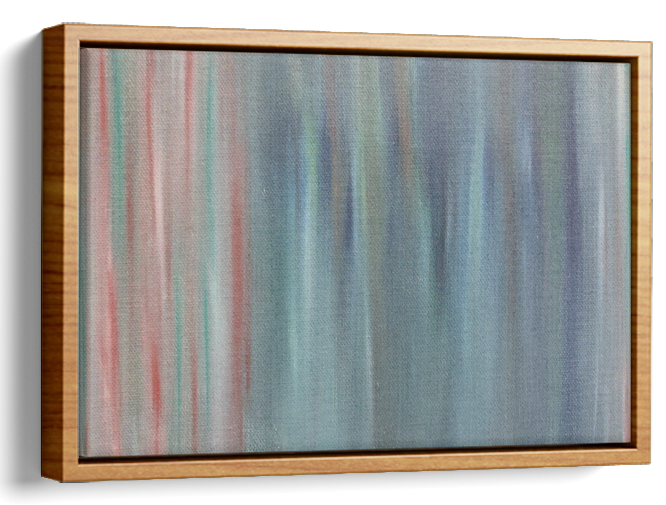 Abstract Rain Oil Painting 