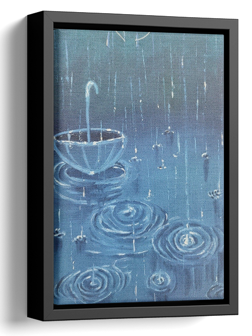 Mystry Rain Oil Painting 
