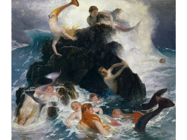 Mermaids at Play, 1886