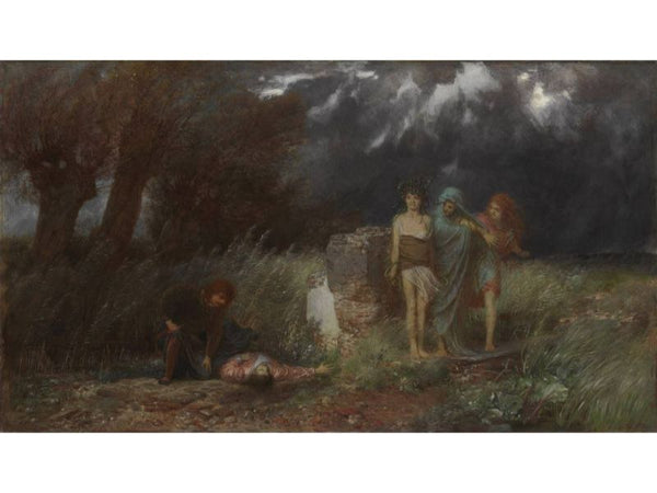 Assassin pursued by the furies 