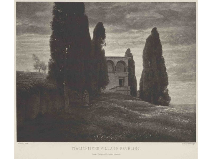 Italian Villa in spring