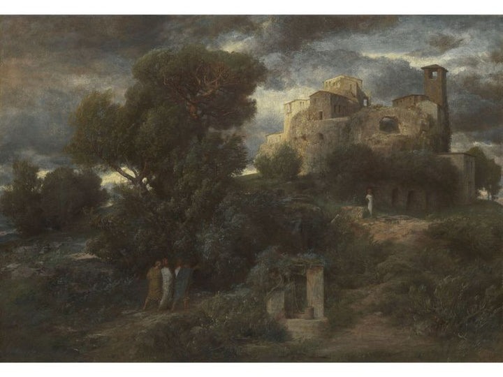 The Pilgrims of Emmaus (right panel)