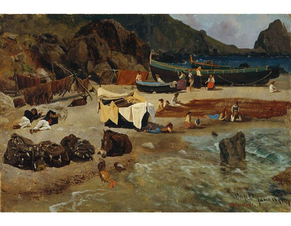 Fishing Boats At Capri