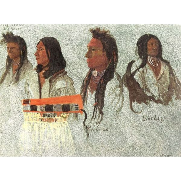 Four Indians 1859