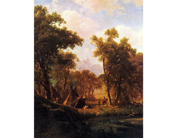 Indian Encampment, Shoshone Village
