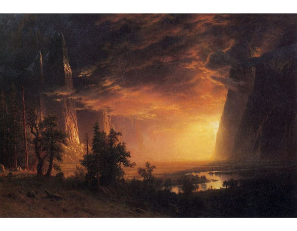 Sunset In The Yosemite Valley