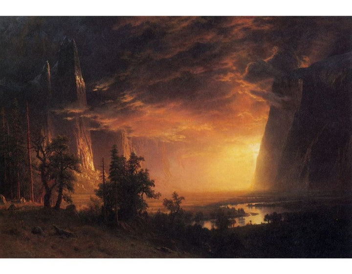 Sunset In The Yosemite Valley