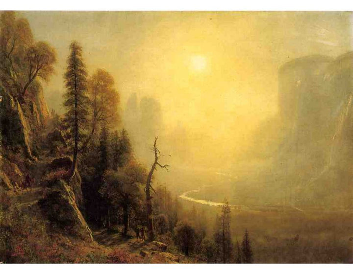 Study for "Yosemite Valley, Glacier Point Trail"