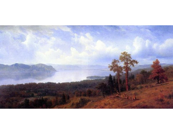 View Of The Hudson Looking Across The Tappan Zee Towards Hook Mountain