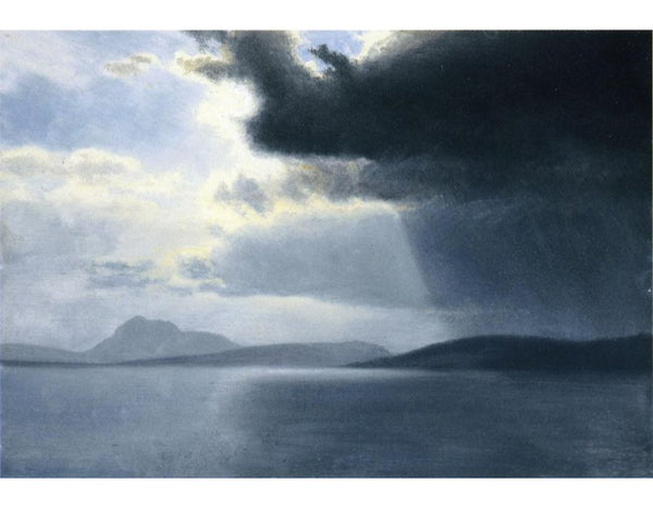 Approaching Thunderstorm On The Hudson River