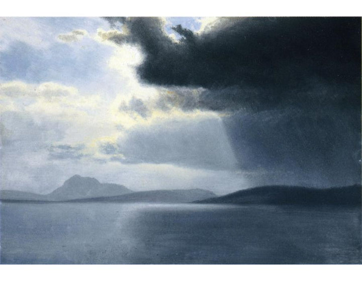 Approaching Thunderstorm On The Hudson River