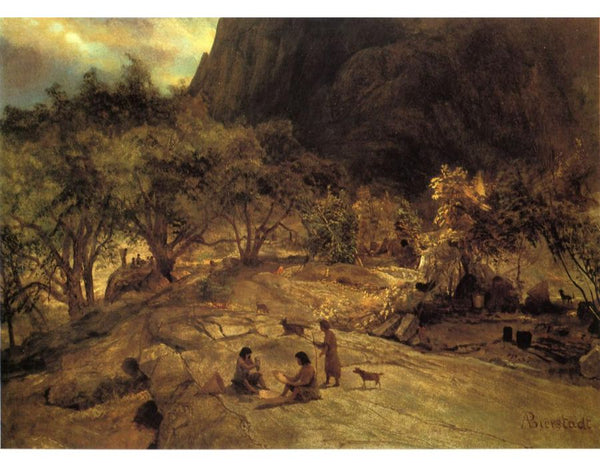 Mariposa Indian Encampment Yosemite Valley California