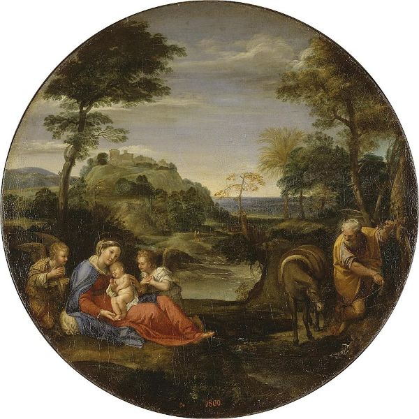 Rest on Flight into Egypt c. 1600 